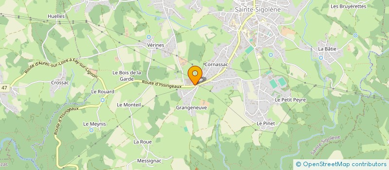 localisation de l'entreprise MONSIEUR GERARD LIOGER  SAINTE-SIGOLENE