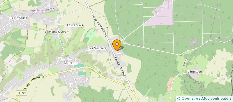 localisation de l'entreprise MONSIEUR GERARD LIZOT à MORNAC