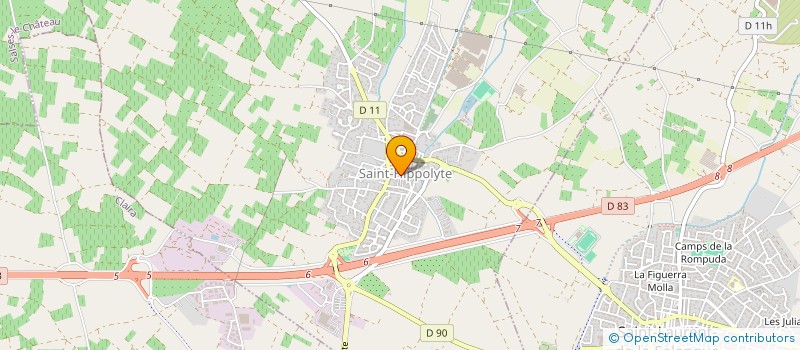 localisation de l'entreprise MONSIEUR GERARD LLANDRIC  SAINT-HIPPOLYTE