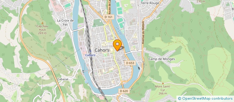 localisation de l'entreprise MONSIEUR GERARD LOHEZIC  CAHORS