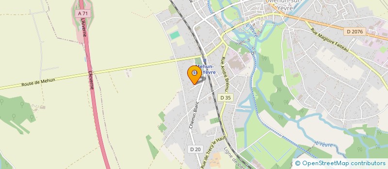 localisation de l'entreprise MONSIEUR GERARD LOISEAU  MEHUN-SUR-YEVRE