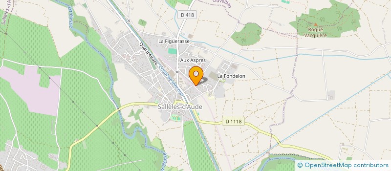 localisation de l'entreprise MONSIEUR GERARD LOLIVIER à SALLELES-D'AUDE