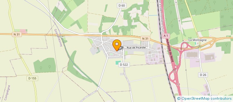 localisation de l'entreprise MONSIEUR GERARD LONCLE à GOURNAY-SUR-ARONDE