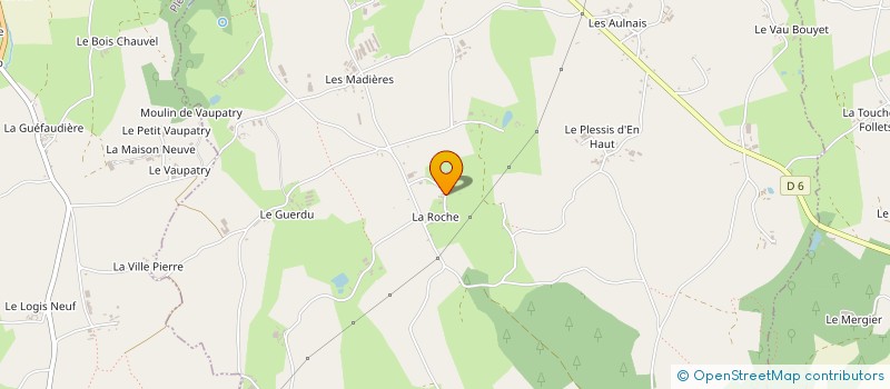 localisation de l'entreprise MONSIEUR GERARD LONCLE  TREBRY