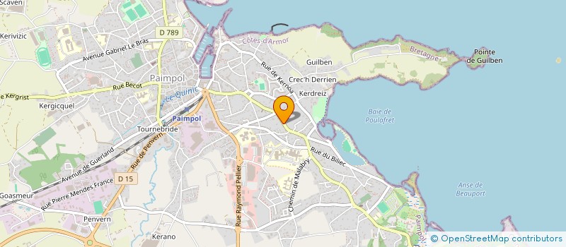 localisation de l'entreprise MONSIEUR GERARD LONCLE  PAIMPOL