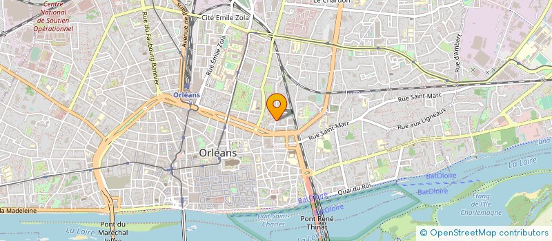 localisation de l'entreprise MONSIEUR GERARD LONLAS à ORLEANS