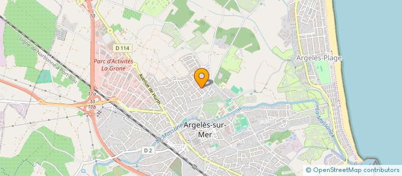 localisation de l'entreprise MONSIEUR GERARD LOPEZ à ARGELES-SUR-MER