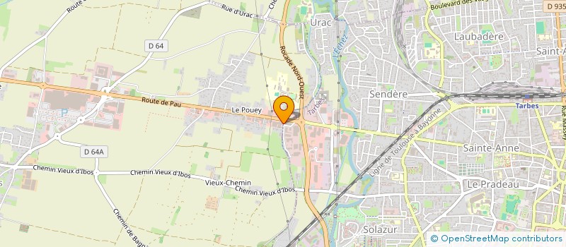 localisation de l'entreprise MONSIEUR GERARD LORENDEAU  IBOS