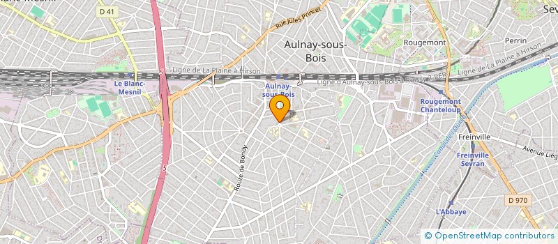 localisation de l'entreprise MONSIEUR GERARD LORENZO SANCHEZ à AULNAY-SOUS-BOIS