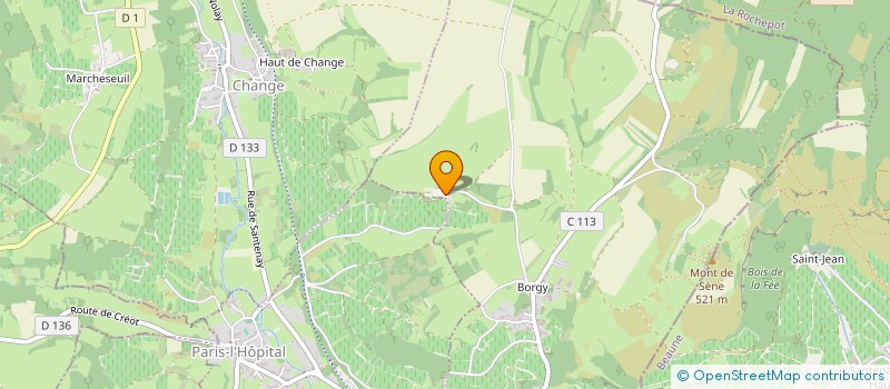 localisation de l'entreprise MONSIEUR GERARD LORY  CHAGNY