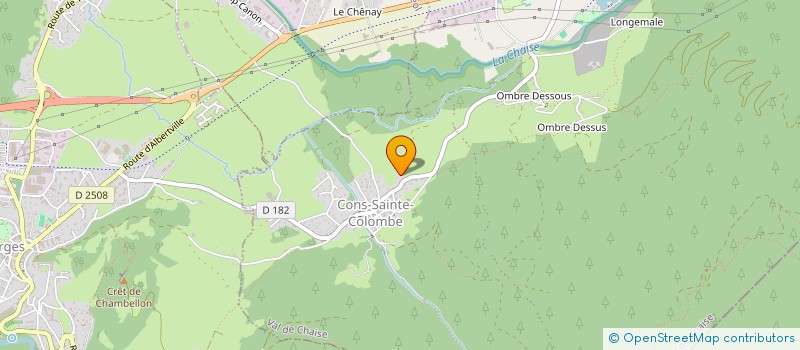localisation de l'entreprise MONSIEUR GERARD LOSSERAND-GROSJEAN à FAVERGES-SEYTHENEX