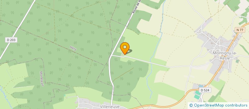 localisation de l'entreprise MONSIEUR GERARD LOSSON  MONTIGNY-LA-RESLE