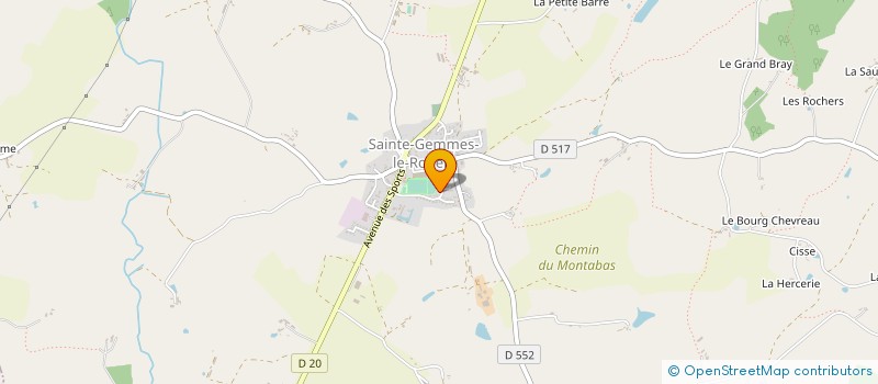 localisation de l'entreprise MONSIEUR GERARD LOTTIN  SAINTE-GEMMES-LE-ROBERT