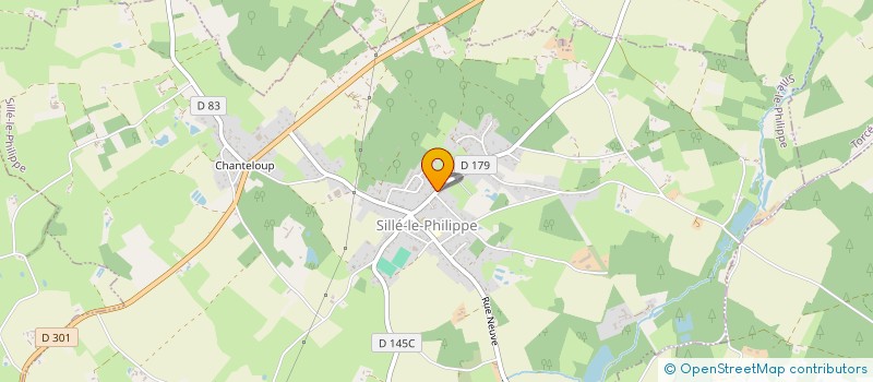 localisation de l'entreprise MONSIEUR GERARD LOUIS à SILLE-LE-PHILIPPE