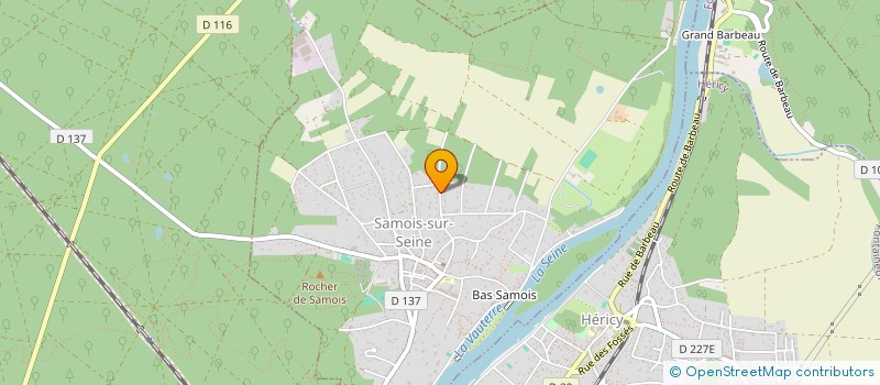 localisation de l'entreprise MONSIEUR GERARD LOUIS  SAMOIS-SUR-SEINE