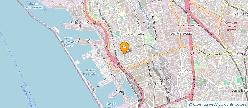 localisation de l'entreprise MONSIEUR GERARD LOUIS RICHARD  MARSEILLE