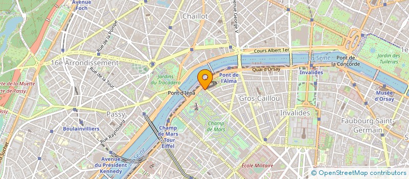 localisation de l'entreprise MONSIEUR GERARD LOUVET  PARIS