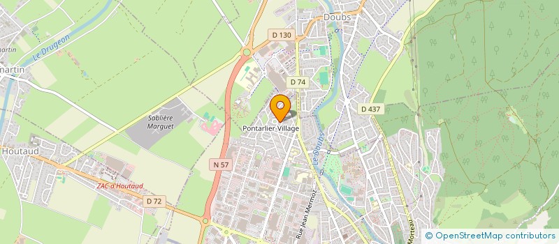 localisation de l'entreprise MONSIEUR GERARD LOYE  GRANGES NARBOZ