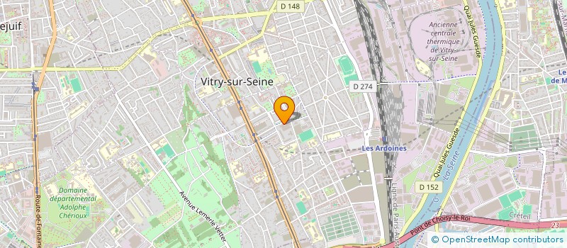 localisation de l'entreprise MONSIEUR GERARD LOZE à VITRY-SUR-SEINE
