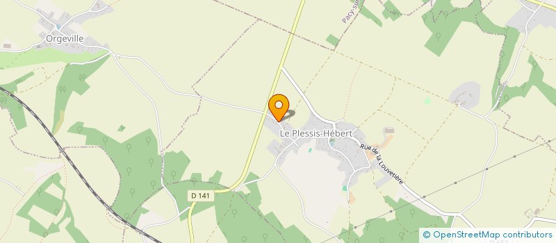 localisation de l'entreprise MONSIEUR GERARD LUCAS  LE PLESSIS-HEBERT