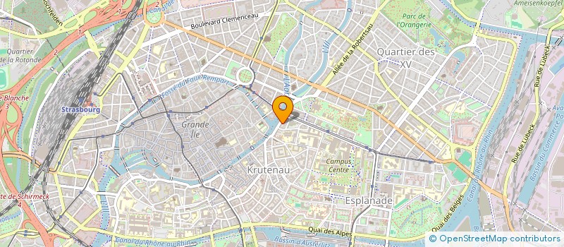 localisation de l'entreprise MONSIEUR GERARD LUX à STRASBOURG