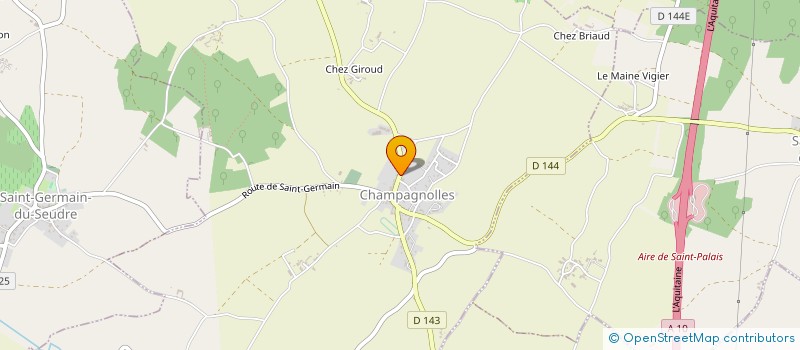 localisation de l'entreprise MONSIEUR GERARD LYS à CHAMPAGNOLLES