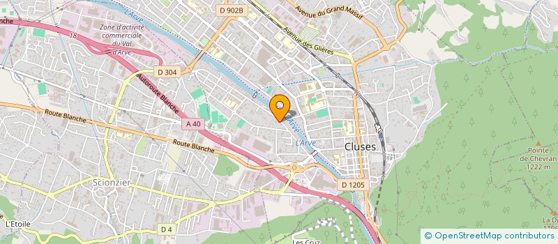 localisation de l'entreprise MONSIEUR GERARD MABBOUX  CLUSES