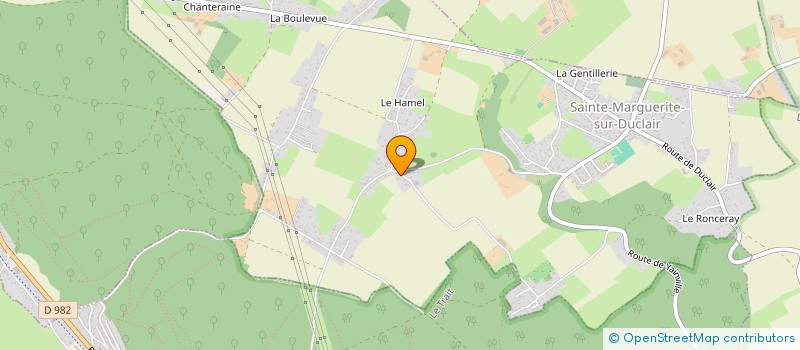 localisation de l'entreprise MONSIEUR GERARD MABILLE à STE MARGUERITE SUR DUCLAIR