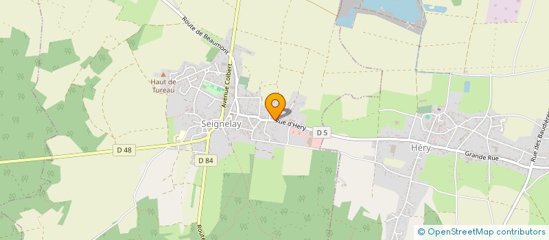 localisation de l'entreprise MONSIEUR GERARD MACHAVOINE  SEIGNELAY