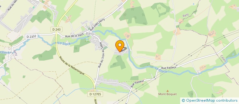 localisation de l'entreprise MONSIEUR GERARD MAEYAERT  RETY