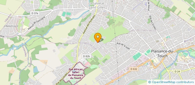 localisation de l'entreprise MONSIEUR GERARD MALACRIDA  LA SALVETAT-SAINT-GILLES