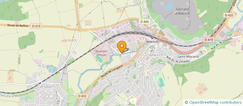 localisation de l'entreprise MONSIEUR GERARD MALASSENET  ALTKIRCH