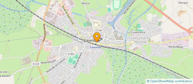 localisation de l'entreprise MONSIEUR GERARD MALASSIS à CARENTAN-LES-MARAIS