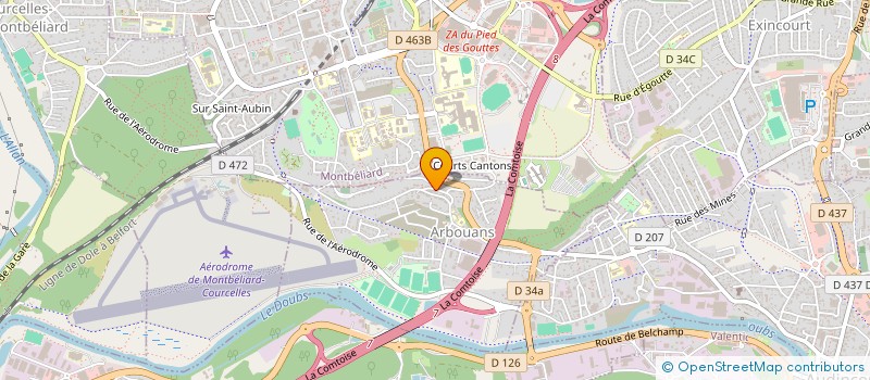 localisation de l'entreprise MONSIEUR GERARD MALET  ARBOUANS