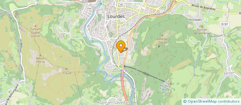 localisation de l'entreprise MONSIEUR GERARD MALHOMME à LOURDES