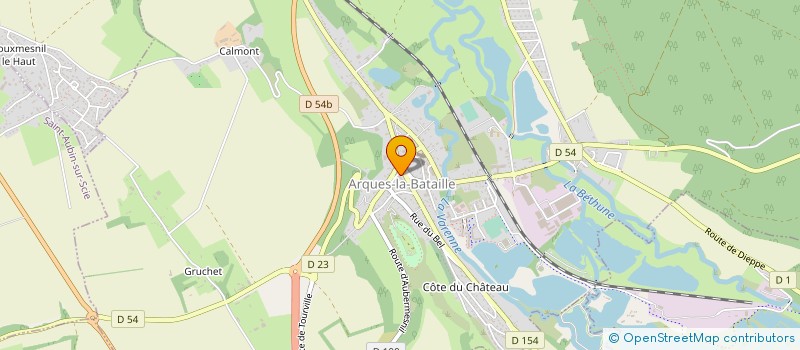 localisation de l'entreprise MONSIEUR GERARD MANIGUET  ARQUES-LA-BATAILLE