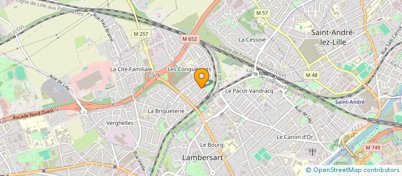 localisation de l'entreprise MONSIEUR GERARD MARCANT à LAMBERSART