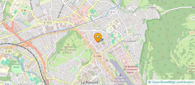 localisation de l'entreprise MONSIEUR GERARD MARCOCCIA  LA RAVOIRE