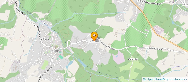 localisation de l'entreprise MONSIEUR GERARD MARIAUCHAUD  SAINT-GENES-DE-LOMBAUD