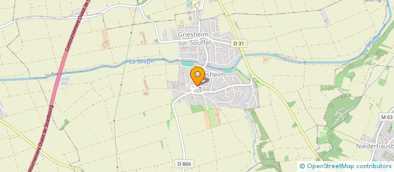 localisation de l'entreprise MONSIEUR GERARD MARIE SCHULTZ  DINGSHEIM