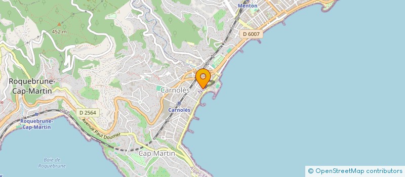 localisation de l'entreprise MONSIEUR GERARD MARTELLI à ROQUEBRUNE-CAP-MARTIN