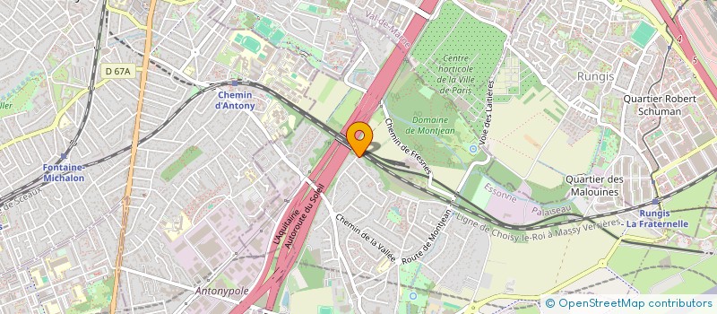 localisation de l'entreprise MONSIEUR GERARD MARTIGNON  WISSOUS