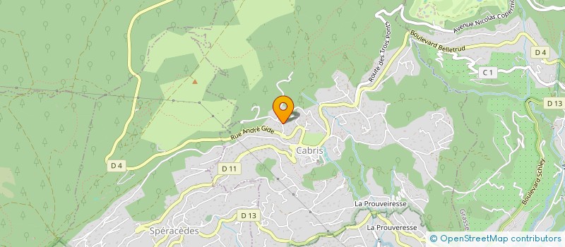 localisation de l'entreprise MONSIEUR GERARD MARTIN  CABRIS