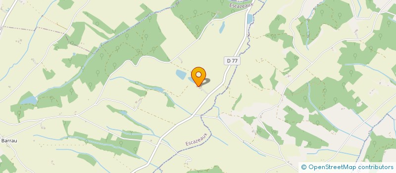 localisation de l'entreprise MONSIEUR GERARD MARTINET  ESCAZEAUX