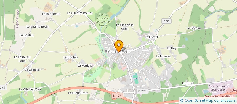 localisation de l'entreprise MONSIEUR GERARD MARTINET à PLELAN-LE-PETIT