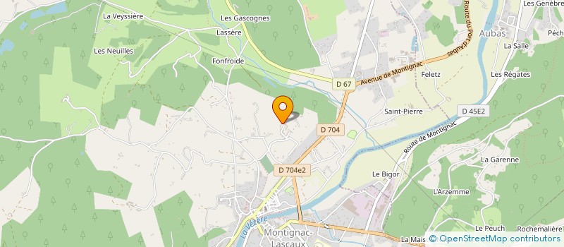 localisation de l'entreprise MONSIEUR GERARD MARTINEZ à MONTIGNAC-LASCAUX