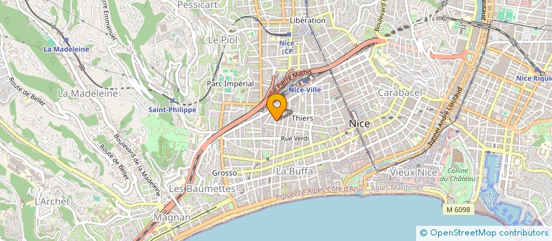 localisation de l'entreprise MONSIEUR GERARD MARTINEZ à NICE