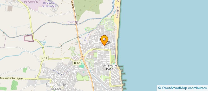 localisation de l'entreprise MONSIEUR GERARD MARTINEZ  SAINTE-MARIE-LA-MER