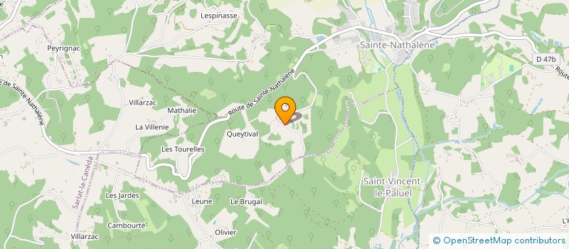 localisation de l'entreprise MONSIEUR GERARD MASBOU  SAINTE-NATHALENE