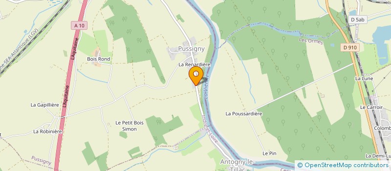 localisation de l'entreprise MONSIEUR GERARD MASSE à PUSSIGNY